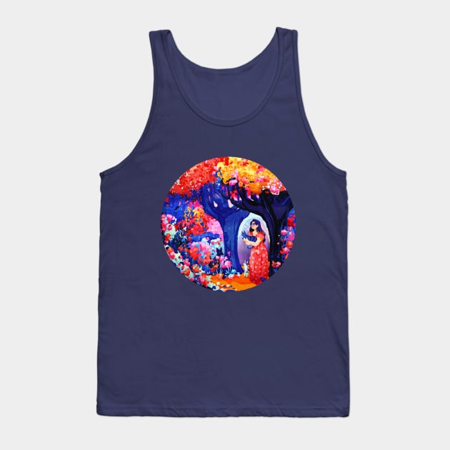 Secret Forest_RoundVersion Tank Top by kjm.illustrations